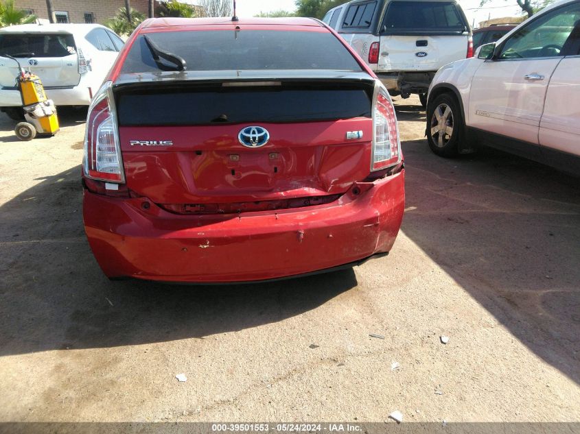 2014 Toyota Prius Two VIN: JTDKN3DU3E1744671 Lot: 39501553