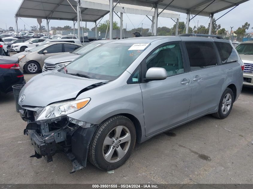 2016 Toyota Sienna Le 8 Passenger VIN: 5TDKK3DC0GS703341 Lot: 39501555