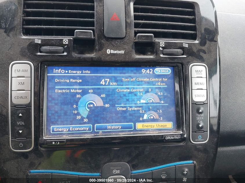 2013 Nissan Leaf Sv VIN: 1N4AZ0CP3DC403208 Lot: 39501560