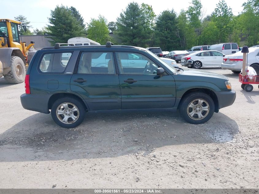 2003 Subaru Forester X VIN: JF1SG63623H757954 Lot: 39501561