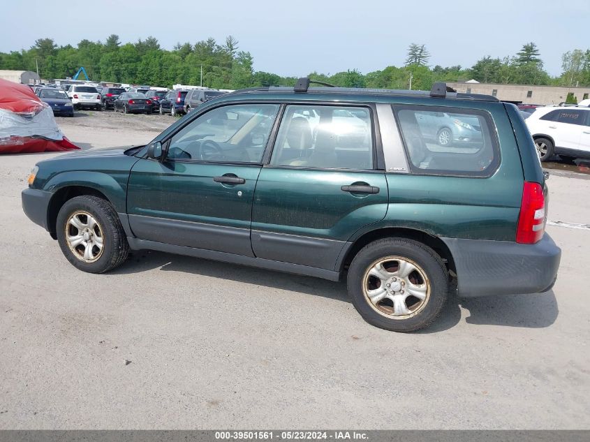 2003 Subaru Forester X VIN: JF1SG63623H757954 Lot: 39501561