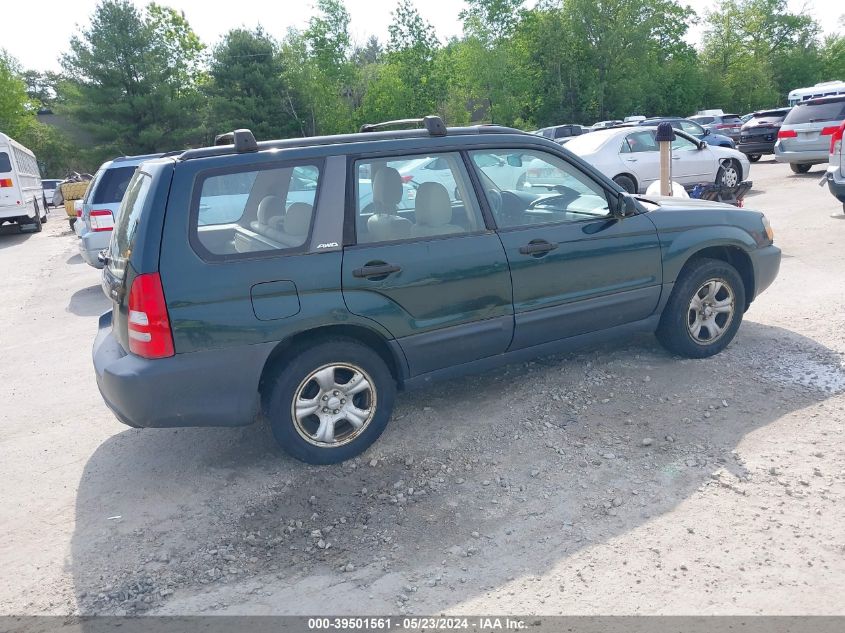 2003 Subaru Forester X VIN: JF1SG63623H757954 Lot: 39501561