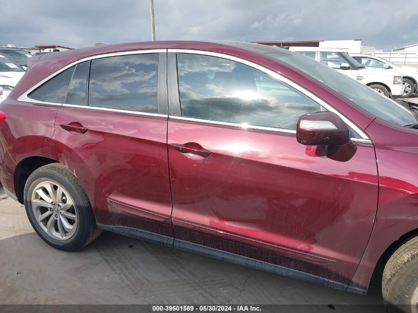 2018 Acura Rdx Technology Acurawatch Plus Packages/Technology Package VIN: 5J8TB3H53JL015070 Lot: 39501589