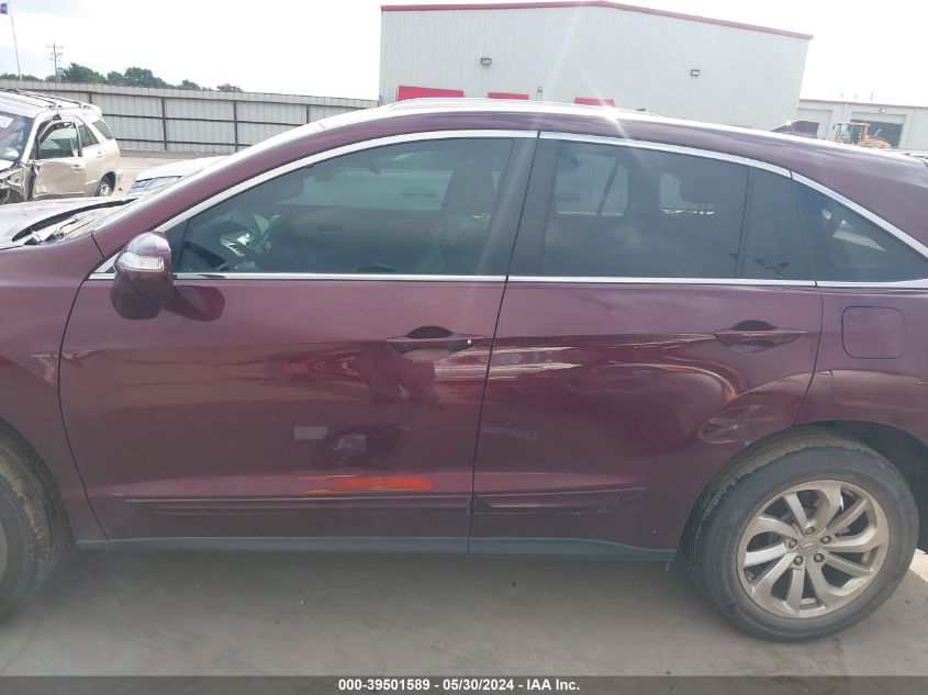 2018 Acura Rdx Technology Acurawatch Plus Packages/Technology Package VIN: 5J8TB3H53JL015070 Lot: 39501589