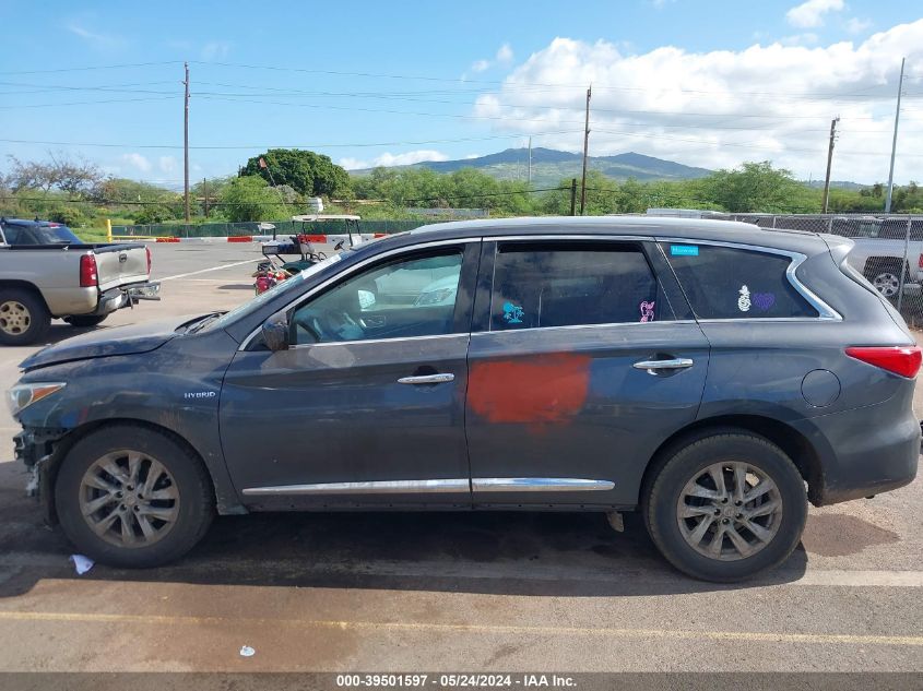 2014 Infiniti Qx60 Hybrid VIN: 5N1CL0MN7EC534463 Lot: 39501597