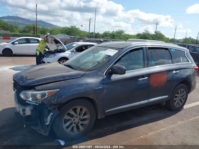 2014 Infiniti Qx60 Hybrid VIN: 5N1CL0MN7EC534463 Lot: 39501597