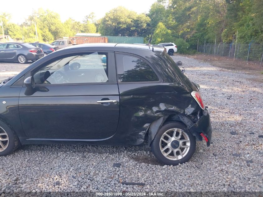 2013 Fiat 500 Pop VIN: 3C3CFFARXDT684421 Lot: 39501599