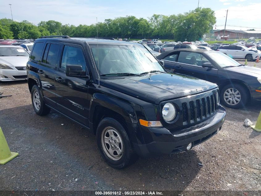 2016 Jeep Patriot Sport VIN: 1C4NJRBB7GD756255 Lot: 39501612