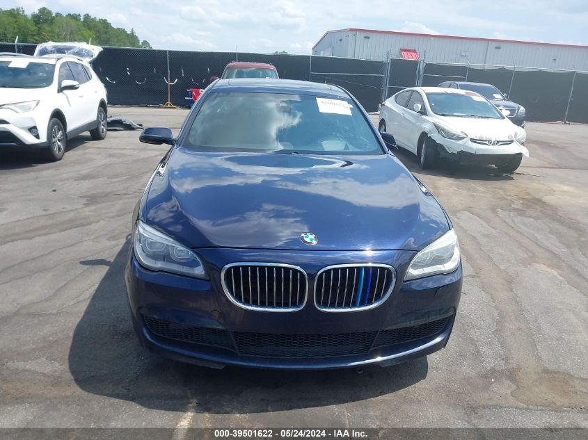 2013 BMW 750Li VIN: WBAYE8C58DD131845 Lot: 39501622