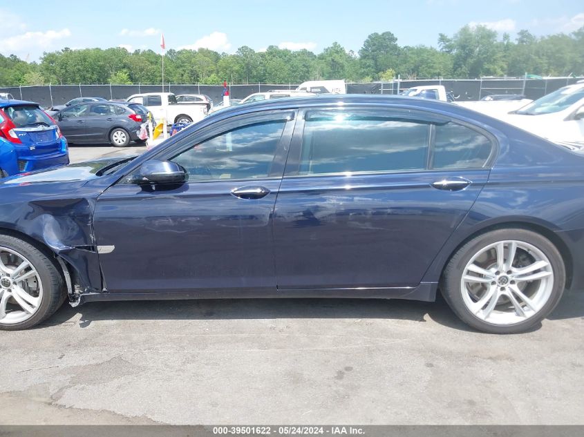 2013 BMW 750Li VIN: WBAYE8C58DD131845 Lot: 39501622