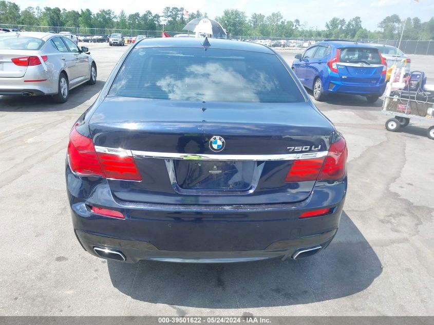 2013 BMW 750Li VIN: WBAYE8C58DD131845 Lot: 39501622