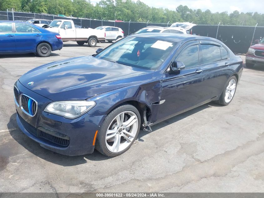 2013 BMW 750Li VIN: WBAYE8C58DD131845 Lot: 39501622