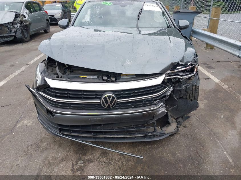 2022 Volkswagen Jetta 1.5T Se VIN: 3VW7M7BU5NM021309 Lot: 39501632