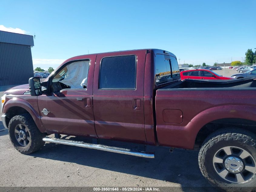 2012 Ford F-350 Lariat VIN: 1FT8W3BT2CEB33019 Lot: 39501648