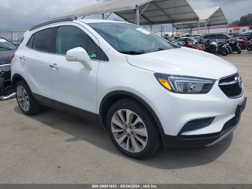 2019 Buick Encore Fwd Preferred VIN: KL4CJASB7KB909157 Lot: 39501653