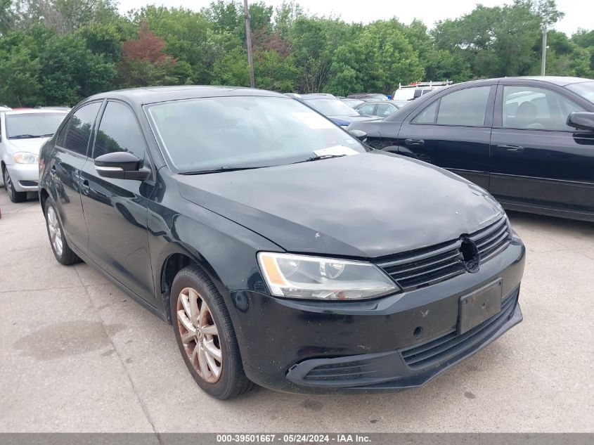 2012 Volkswagen Jetta 2.5L Se VIN: 3VWDX7AJ2CM422010 Lot: 39501667