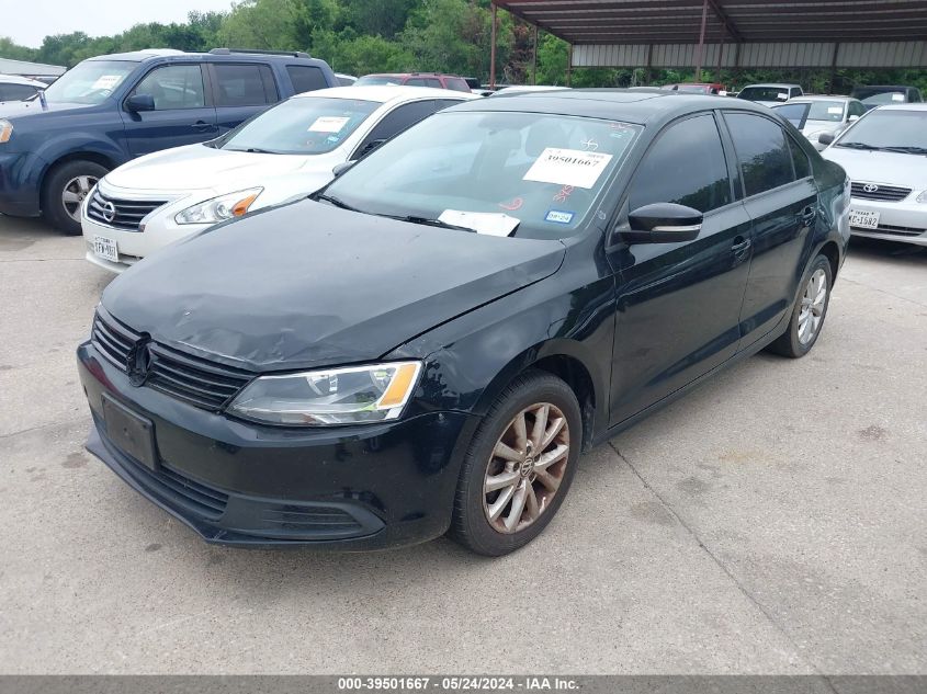 2012 Volkswagen Jetta 2.5L Se VIN: 3VWDX7AJ2CM422010 Lot: 39501667