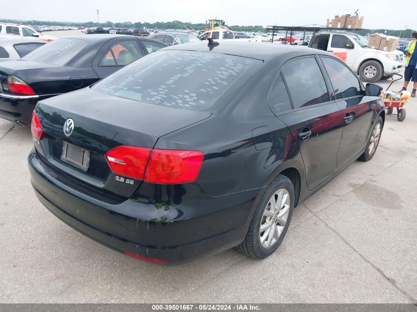 2012 Volkswagen Jetta 2.5L Se VIN: 3VWDX7AJ2CM422010 Lot: 39501667