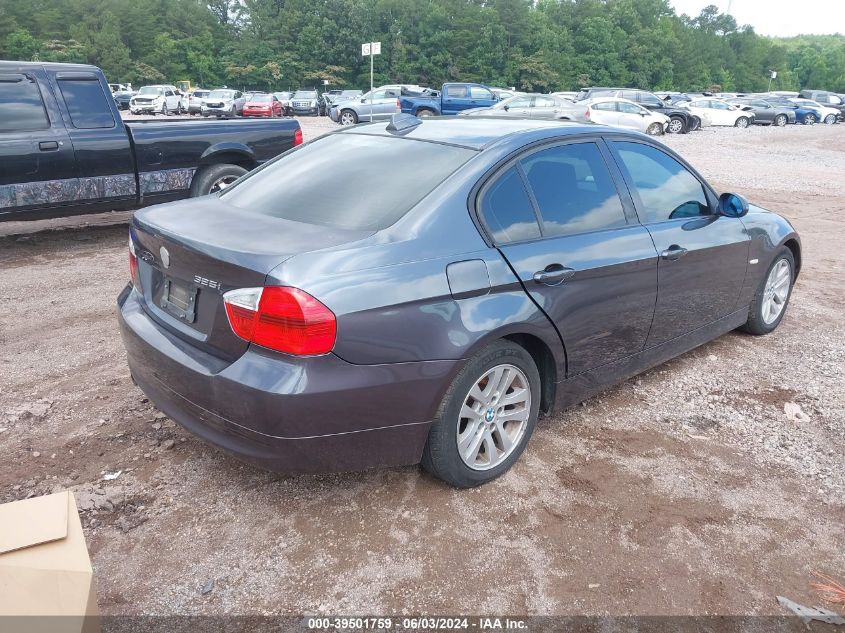 2006 BMW 325I VIN: WBAVB13596PT17687 Lot: 39501759