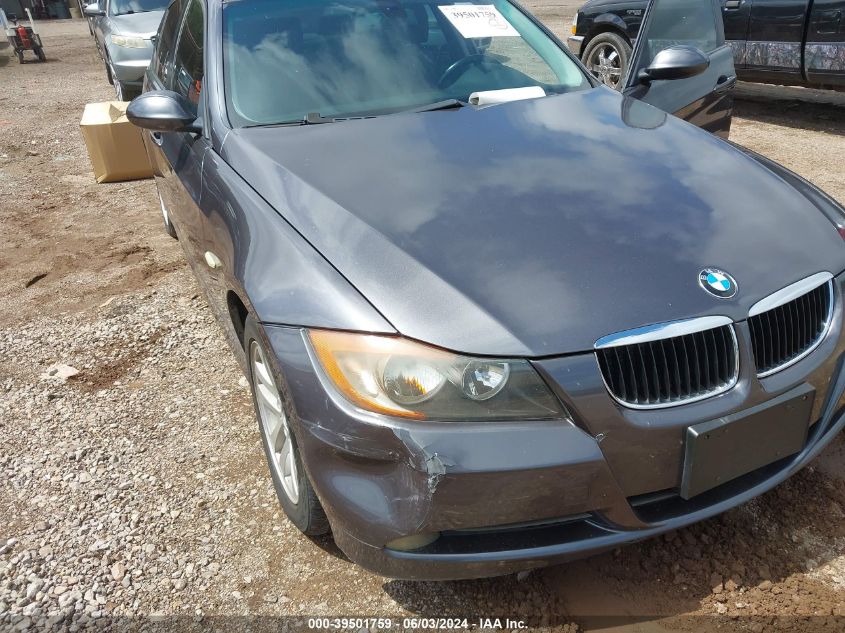 2006 BMW 325I VIN: WBAVB13596PT17687 Lot: 39501759