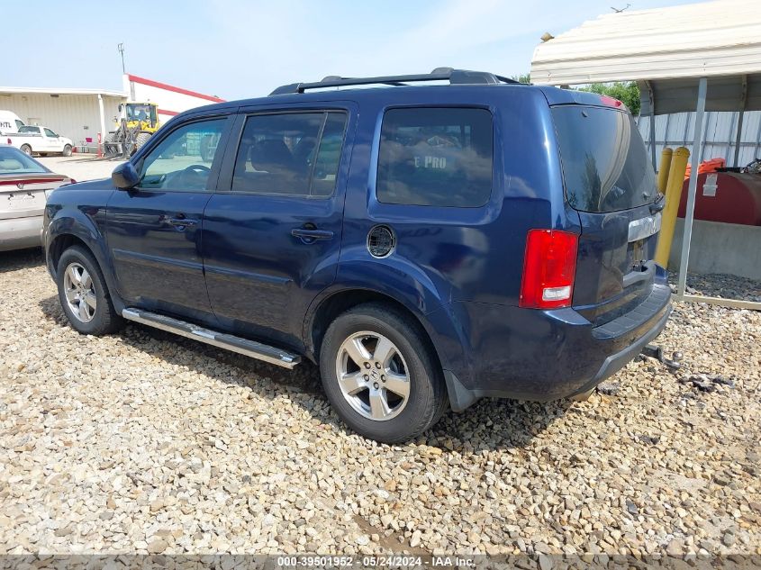 2011 Honda Pilot Ex-L VIN: 5FNYF3H5XBB036642 Lot: 39501952