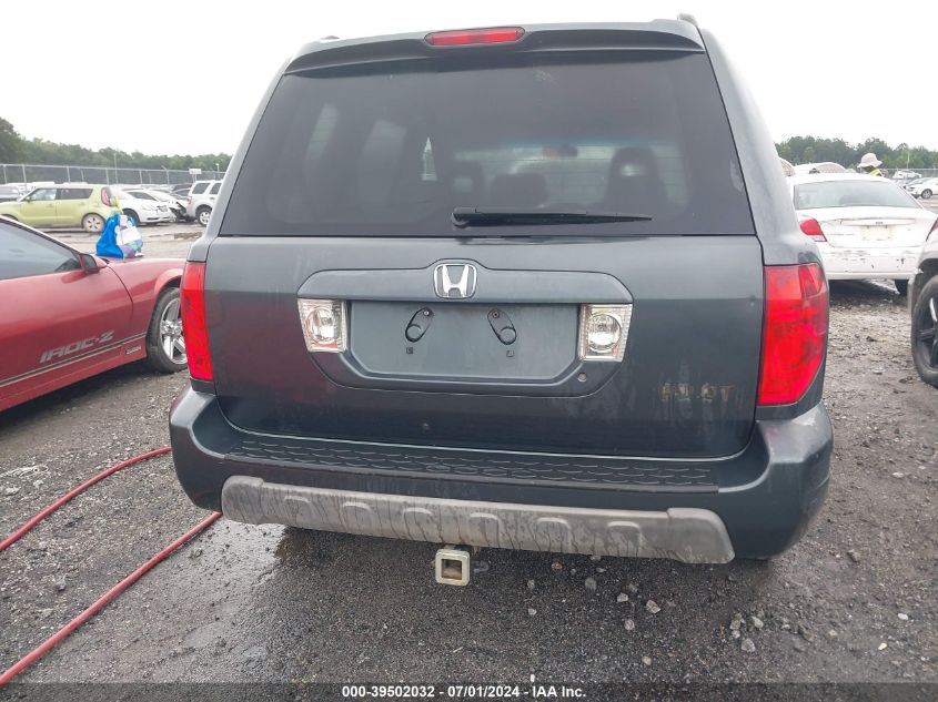 2004 Honda Pilot Ex-L VIN: 2HKYF18504H564280 Lot: 39502032