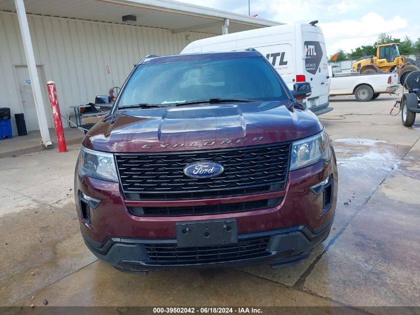 2018 Ford Explorer Sport VIN: 1FM5K8GT0JGB62181 Lot: 39502042