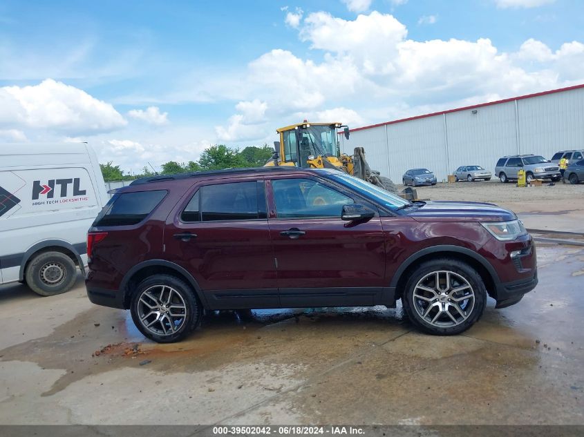 2018 Ford Explorer Sport VIN: 1FM5K8GT0JGB62181 Lot: 39502042