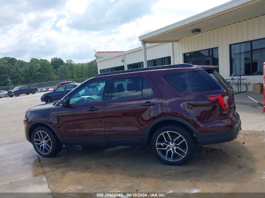 2018 Ford Explorer Sport VIN: 1FM5K8GT0JGB62181 Lot: 39502042