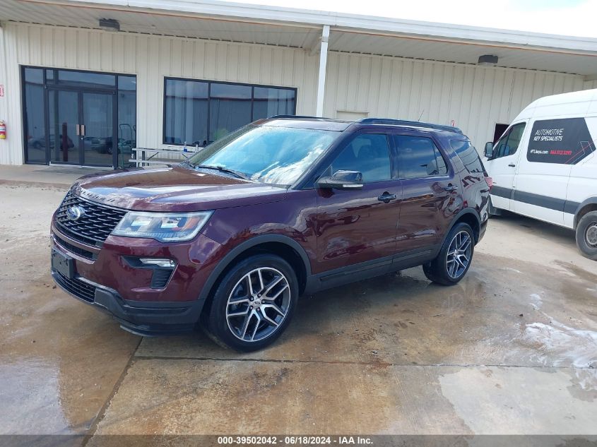 2018 Ford Explorer Sport VIN: 1FM5K8GT0JGB62181 Lot: 39502042