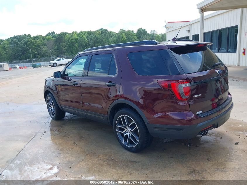 2018 Ford Explorer Sport VIN: 1FM5K8GT0JGB62181 Lot: 39502042