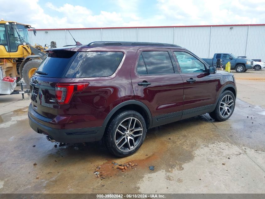 2018 Ford Explorer Sport VIN: 1FM5K8GT0JGB62181 Lot: 39502042