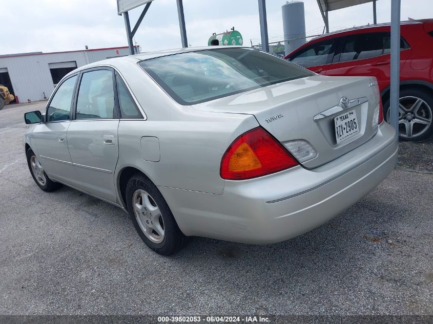 2000 Toyota Avalon Xl VIN: 4T1BF28B5YU027140 Lot: 39502053