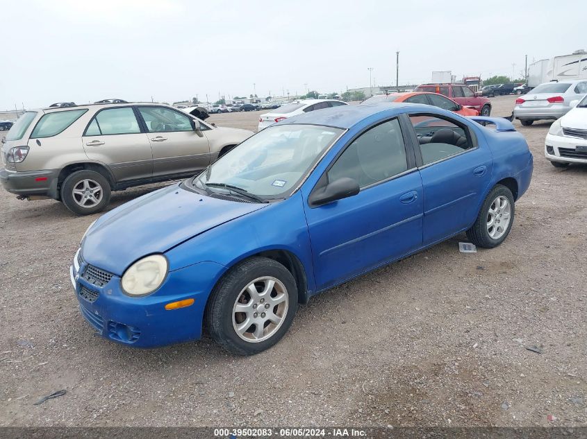 2004 Dodge Neon Sxt VIN: 1B3ES56C54D643460 Lot: 39502083