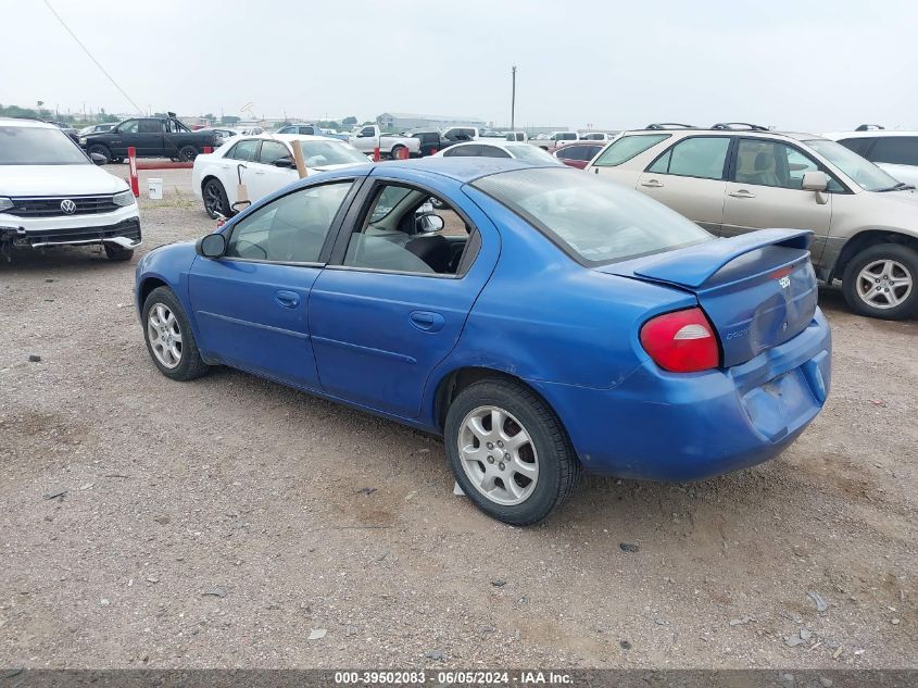 2004 Dodge Neon Sxt VIN: 1B3ES56C54D643460 Lot: 39502083