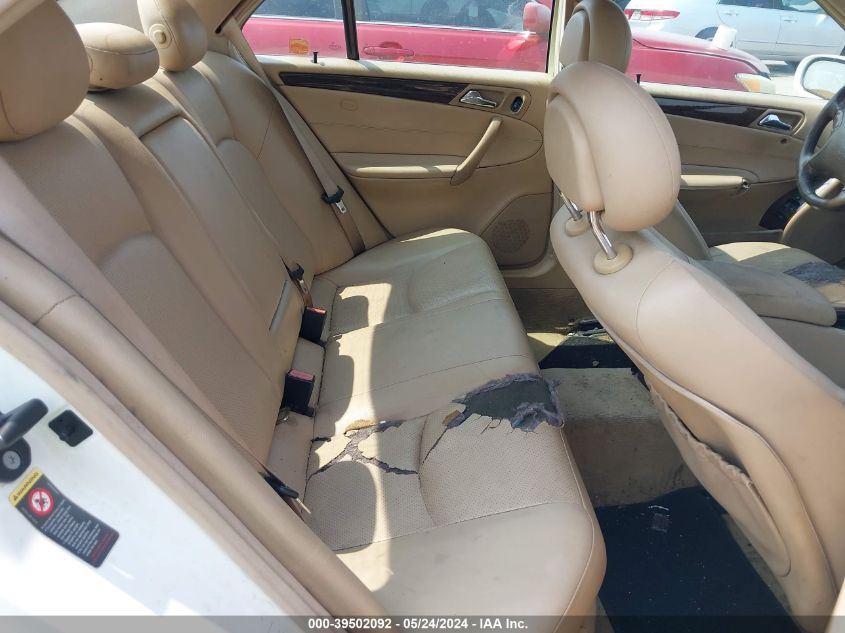 2003 Mercedes-Benz C 240 VIN: WDBRF61J73F328659 Lot: 39502092