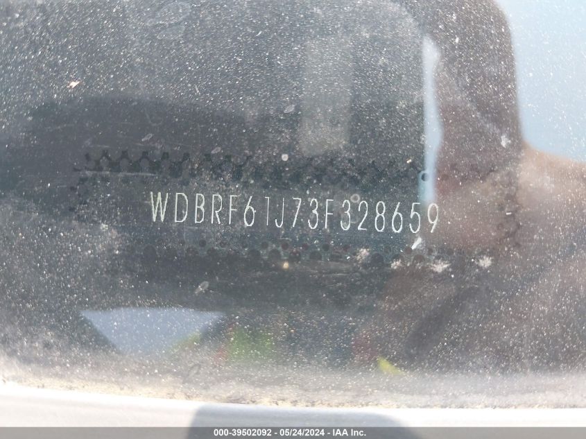 2003 Mercedes-Benz C 240 VIN: WDBRF61J73F328659 Lot: 39502092