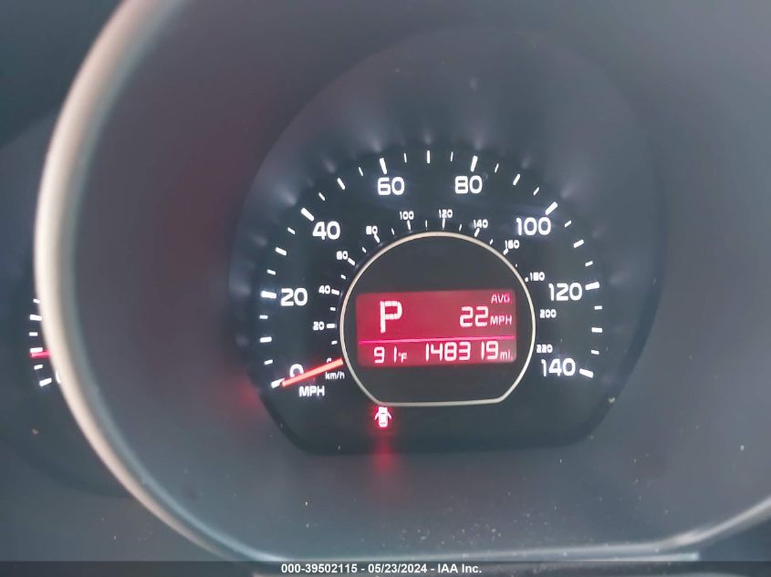 2015 Kia Soul + VIN: KNDJP3A52F7784757 Lot: 39502115