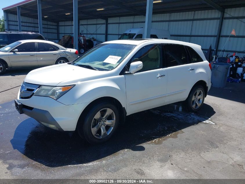 2008 Acura Mdx Sport Package VIN: 2HNYD28748H547133 Lot: 39502126