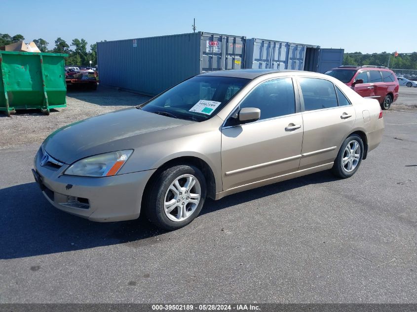 2007 Honda Accord 2.4 Ex VIN: 1HGCM56877A045681 Lot: 40355443