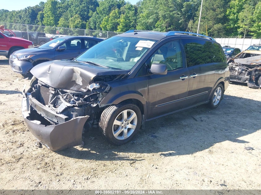 2008 Nissan Quest 3.5 Se VIN: 5N1BV28U48N114073 Lot: 39502191
