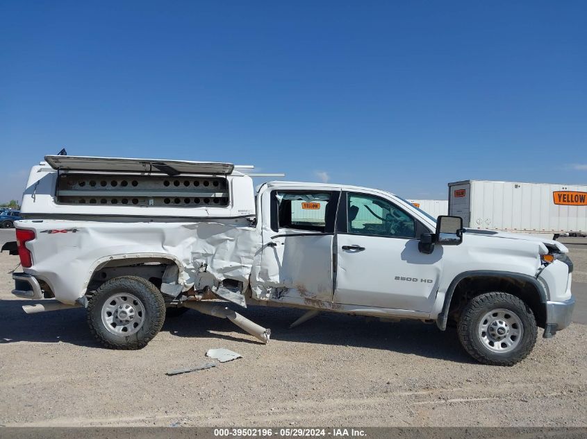 2022 Chevrolet Silverado 2500Hd 4Wd Long Bed Wt VIN: 1GC1YLE79NF239118 Lot: 39502196