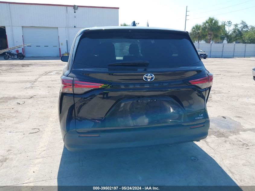 2022 Toyota Sienna Le VIN: 5TDKRKEC2NS129374 Lot: 39502197