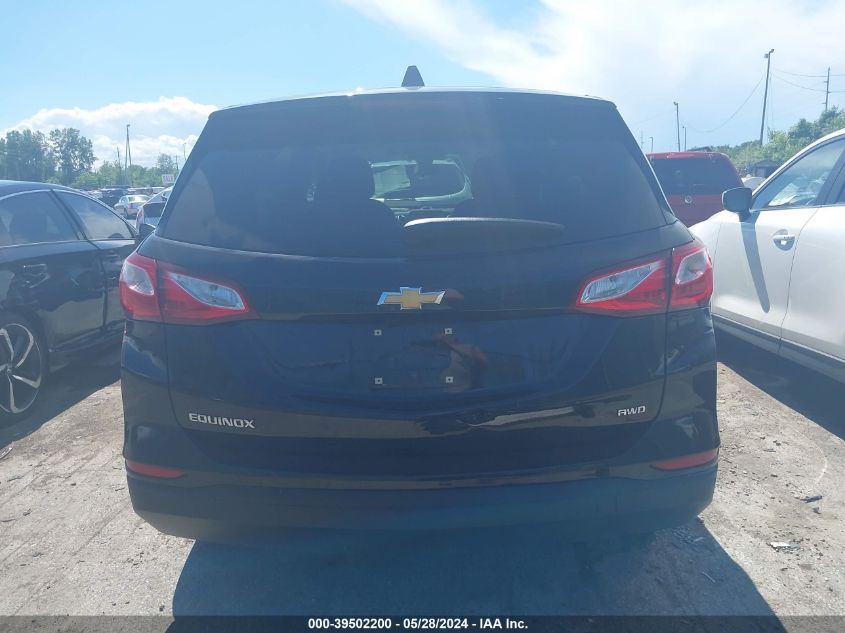 2020 Chevrolet Equinox Awd 1Fl VIN: 2GNAX5EV0L6243585 Lot: 39502200