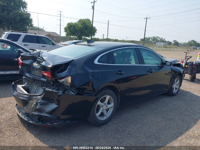 2018 Chevrolet Malibu 1Fl VIN: 1G1ZC5ST4JF287255 Lot: 39502214