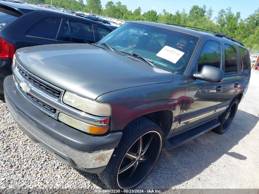 2002 Chevrolet Tahoe Ls VIN: 1GNEC13Z62R186873 Lot: 39502230