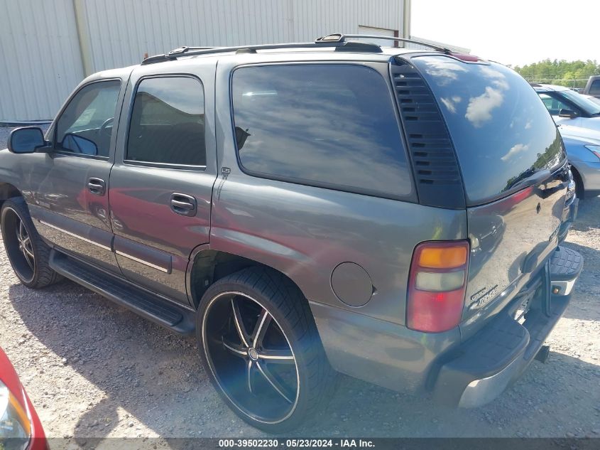 2002 Chevrolet Tahoe Ls VIN: 1GNEC13Z62R186873 Lot: 39502230