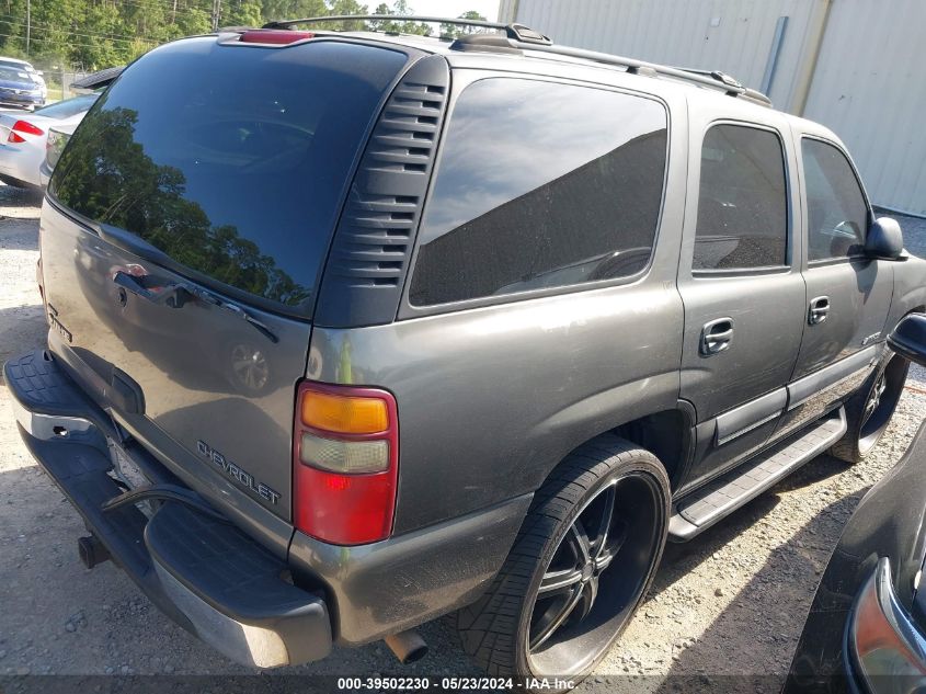 2002 Chevrolet Tahoe Ls VIN: 1GNEC13Z62R186873 Lot: 39502230