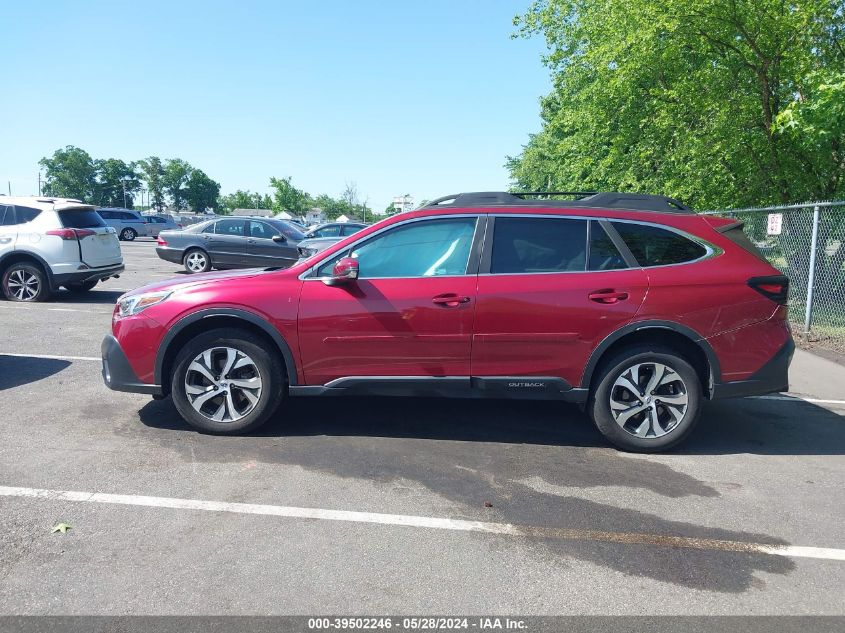 2021 Subaru Outback Limited VIN: 4S4BTANC6M3130678 Lot: 39502246