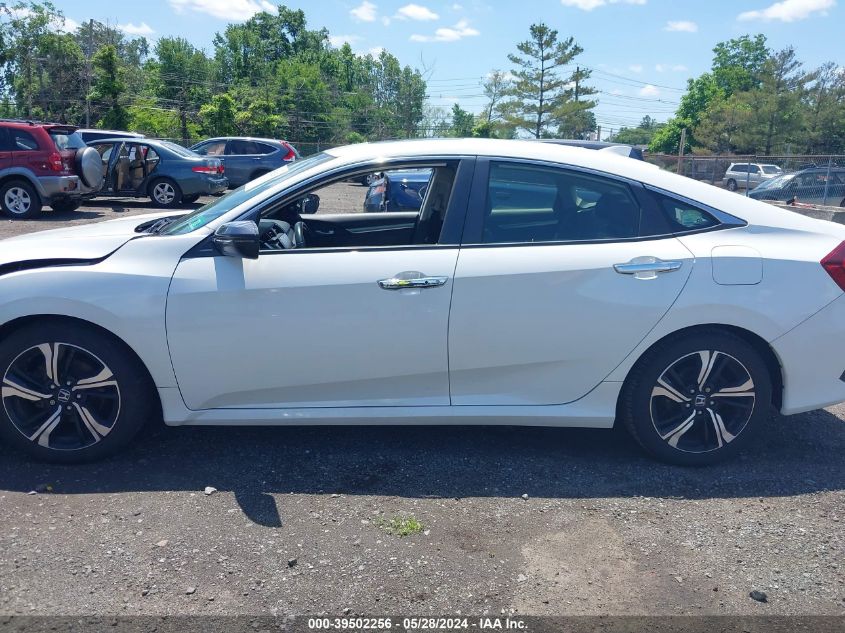 2018 Honda Civic Touring VIN: JHMFC1F99JX033843 Lot: 39502256